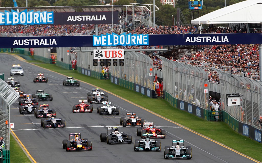 Starten på det australske Grand Prix
(Foto: Daimler Chrysler)
